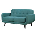 Hadley Sofa & Loveseat Set in Teal - Michael's Discount Furniture