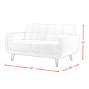 Hadley Sofa & Loveseat Set in Teal - Michael's Discount Furniture