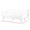 Hadley Sofa & Loveseat Set in Charcoal - Michael's Discount Furniture