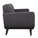 Hadley 4480 KD Love Seat Heirloom Charcoal w/No Pillows - Michael's Discount Furniture