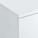 Vancouver Floor Mirror With Storage in White - Michael's Discount Furniture