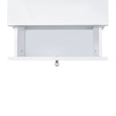 Vancouver Floor Mirror With Storage in White - Michael's Discount Furniture