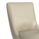 Villanova Swivel Counter Stool with Beige PU in Espresso (2 Per Carton) - Michael's Discount Furniture