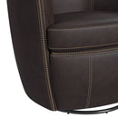 Vito Swivel Chair in Pebble Brown - Michael's Discount Furniture