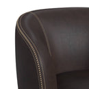 Vito Swivel Chair in Pebble Brown - Michael's Discount Furniture