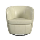Vito Swivel Chair in Pebble Cream - Michael's Discount Furniture