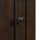 Wagner Chairside Table with USB in Cherry - Michael's Discount Furniture