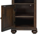 Wagner Chairside Table with USB in Cherry - Michael's Discount Furniture