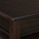 Wagner 3PC Occasional Table Set in Cherry-Rectangular Lift-Top Coffee Table & Two End Table - Michael's Discount Furniture