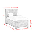 Warner Platform Storage Bed