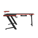 Waterside L shape Desk in Black - Michael's Discount Furniture