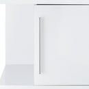 Wendolyn Wine Cabinet with Light in Glossy White - Michael's Discount Furniture