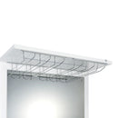 Wendolyn Wine Cabinet with Light in Glossy White - Michael's Discount Furniture