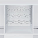 Wendolyn Wine Cabinet with Light in Glossy White - Michael's Discount Furniture