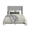 Westland UPH Bed with Grey Fabric - Michael's Discount Furniture