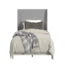 Westland UPH Bed with Grey Fabric - Michael's Discount Furniture