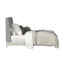 Westland UPH Bed with Grey Fabric - Michael's Discount Furniture