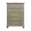 Whit-Ash 5-Drawer Chest in Light Grey - Michael's Discount Furniture