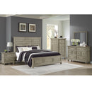 Whit-Ash Dresser and Mirror Set in Light Grey - Michael's Discount Furniture
