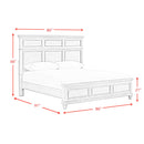 Whit-Ash Panel Bed - Michael's Discount Furniture