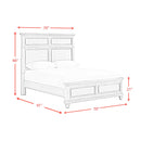 Whit-Ash Panel Bed - Michael's Discount Furniture