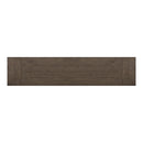 Yellowstone Dining Bench with Metal Bar cross in Medium Brown - Michael's Discount Furniture