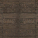 Yellowstone Dining Bench with Metal Bar cross in Medium Brown - Michael's Discount Furniture