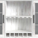 Rogen Rustic Buffet & Hutch with LED in Rustic White