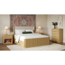 Sylvie UPH Bedroom Set with 2 Nightstands