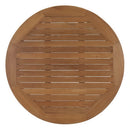 Marina Outdoor Patio Teak Round Coffee Table