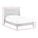 Malibu Panel Bed in Walnut