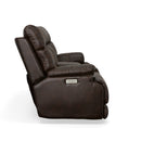 Clive Latitudes Power Reclining Loveseat with Console, Power Headrests & Lumbar - 5000004631 - Michael's Discount Furniture