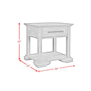 Park Ridge End Table in Charcoal
