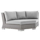 Conway Sunbrella� Outdoor Patio Wicker Rattan Round Corner Chair