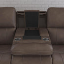 Carter Latitudes Power Reclining Sofa with Console & Power Headrests & Lumbar - 5000004704 - Michael's Discount Furniture