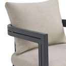 Playa Standard Height Dining Set in Dark Grey-Table and Four Chairs