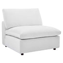 Commix Down Filled Overstuffed Performance Velvet 4-Seater Sofa