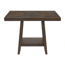 Seneca Square Counter Table with Lazy Susan