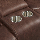 Atlantis Living Room Set in Heritage Brown