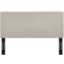 Taylor Full / Queen Upholstered Linen Fabric Headboard