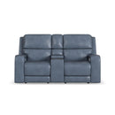 Oasis Latitudes Power Reclining Loveseat with Console, Power Headrests, Lumbar, Heat & Massage - 5000008625