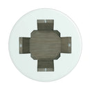 Dapper Grey Round Counter Table