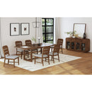Glinda Dining Set in Brown
