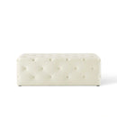 Amour 48" Tufted Button Entryway Performance Velvet Bench