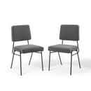 Craft Dining Side Chair Upholstered Fabric Set of 2