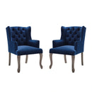 Realm Armchair Performance Velvet Set of 2