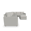 Flex 6-Seat Sectional with Narrow Arm and Ottoman - Michael's Discount Furniture