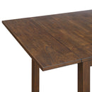 Alex 3PC Dining Set with Drop Leaf Table in Espresso