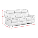 Sorrento 2PC Living Room Set in T101 Brown-Sofa & Loveseat