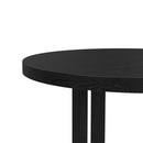 Bahama Breeze 47.5"" Round Dining Table in Black